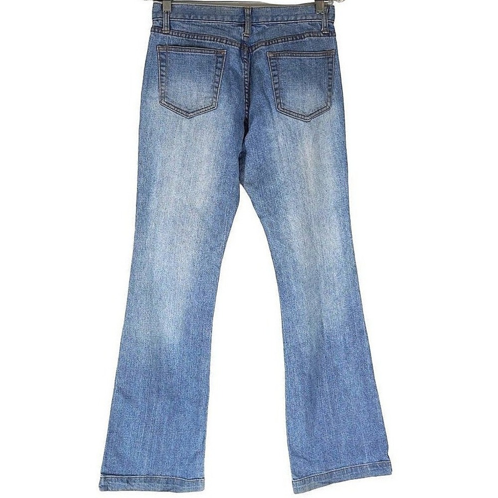 Gap Long and Lean Jeans Women Size‎ 6 Blue Medium Wash Stretch Bootcut Mid Rise